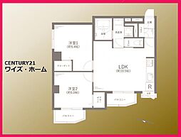 東京メトロ副都心線 北参道駅 徒歩6分 2LDKの間取り