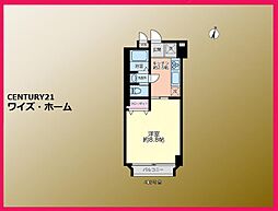 京王線 幡ヶ谷駅 徒歩5分 1Kの間取り