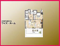 日興パレス恵比寿 1LDKの間取図画像