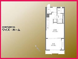 京成本線 京成関屋駅 徒歩1分 1LDKの間取り