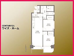 オリンピックマンション桜台第2 2LDKの間取図画像