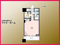 コンシェリア西新宿タワーズウエスト 1Kの間取図画像