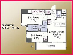 Devotionstyle東京north 2LDKの間取図画像