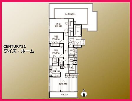 【間取り】3LDK