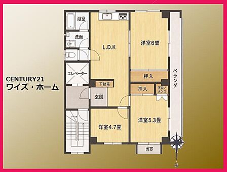 収納スペースも豊富で、お部屋を広く使えます。