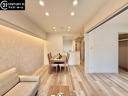 【リビング:13.4帖】穏やかな時間を心ゆくまで堪能できる住空間です。