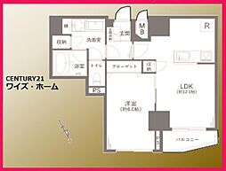 東池袋ハイツ壱番館 1LDKの間取図画像