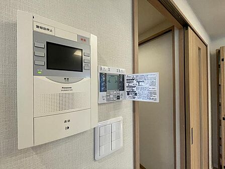 【TVインターホン】防犯面でも安心できるTV付インターホン。