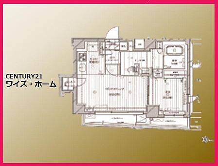 【間取り図】1LDK