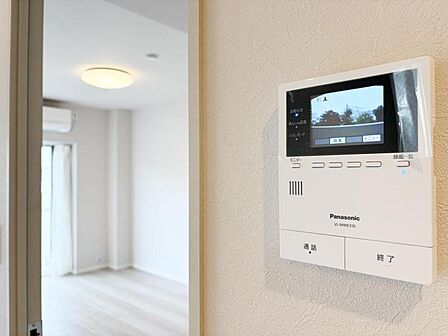 【設備】 防犯面でも安心感のあるTVインターホン