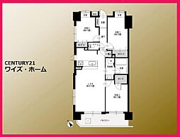 ダイアパレス向島百花園2 3LDKの間取図画像