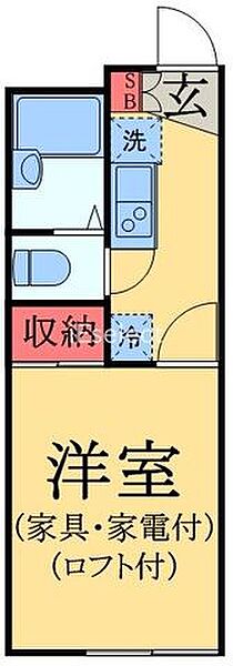 LPオリザアウレア ｜千葉県千葉市稲毛区稲毛町５丁目(賃貸アパート1K・1階・19.87㎡)の写真 その2