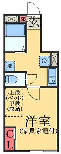 ＬＰ竹山 ｜千葉県千葉市中央区葛城２丁目(賃貸アパート1K・1階・23.71㎡)の写真 その2