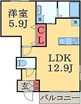 フォレストアーク大森  ｜ 千葉県千葉市中央区大森町（賃貸アパート1LDK・1階・42.78㎡） その2