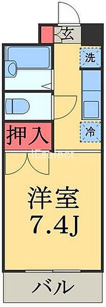 グレースコート ｜千葉県千葉市中央区今井２丁目(賃貸マンション1K・1階・24.46㎡)の写真 その2