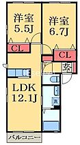 メゾン月ノ木壱番館  ｜ 千葉県千葉市中央区仁戸名町（賃貸アパート2LDK・2階・53.25㎡） その2