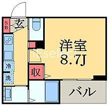 ウィンドテラス千葉寺  ｜ 千葉県千葉市中央区末広４丁目（賃貸マンション1K・2階・25.87㎡） その2