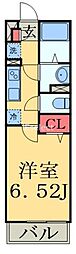 リブリ・Verde 1Kの間取図画像