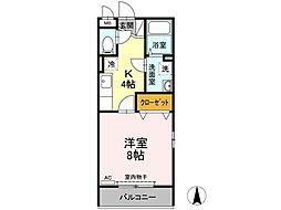 IMARK 1Kの間取図画像