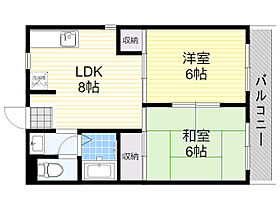 ぱすてるハイム  ｜ 大阪府大阪市東淀川区下新庄５丁目4番23号（賃貸マンション2LDK・5階・42.00㎡） その2