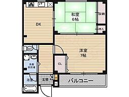 スリーハイツ 3階/-