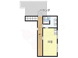 NKビル9 1DKの間取図画像