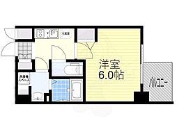 エスリード新大阪グランファースト 1Kの間取図画像