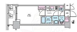 プレサンスブルーム東三国 1Kの間取図画像