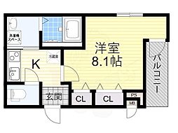 フジパレス豊里中央公園2番館 2階/-