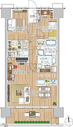 間取図画像 1SLDK