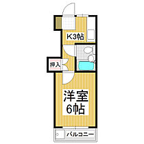 プチコーポ  ｜ 長野県飯田市大瀬木（賃貸マンション1K・2階・22.34㎡） その2