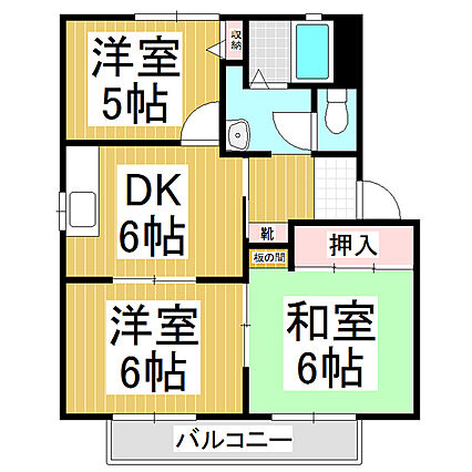 ファインパレス E_間取り_0