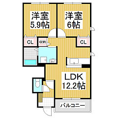 物件の間取り