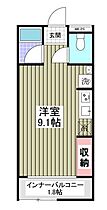 神奈川県横浜市港南区港南台9丁目（賃貸アパート1R・1階・23.30㎡） その2