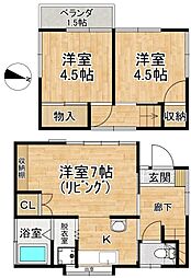 🉐敷金礼金0円！🉐富士見2丁目戸建