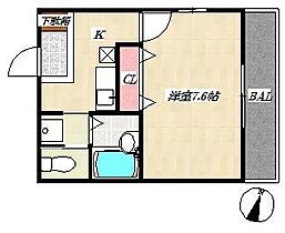 コンフォート狭山 107 ｜ 埼玉県狭山市入間川1丁目（賃貸アパート1K・1階・20.70㎡） その2