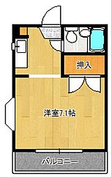 メゾン津田沼 ワンルームの間取図画像