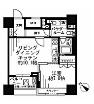 東京都中央区勝どき４丁目2-11（賃貸マンション1LDK・4階・44.06㎡） その2