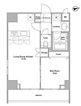 東京都台東区北上野２丁目9-15（賃貸マンション1LDK・12階・41.62㎡） その2