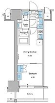 東京都台東区台東２丁目25-4（賃貸マンション1DK・3階・26.04㎡） その2