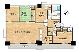 ロジェ花園 4LDKの間取図画像