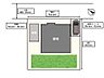 その他：【敷地配置図】駐車スペース2台分。敷地内には散水栓が設置されています。庭の水やり、外壁の掃除や洗車等使い方色々です。