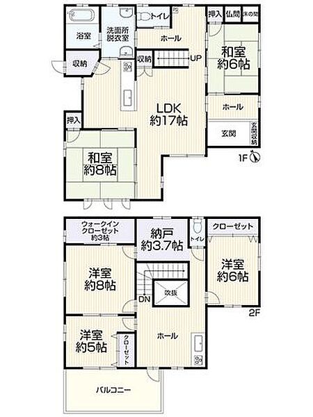 間取りを拡大表示