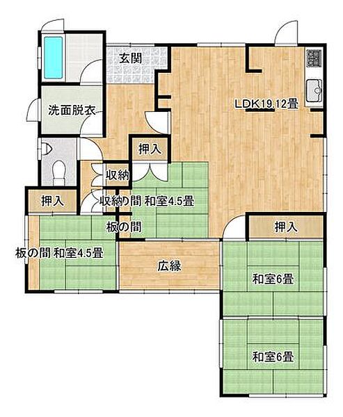 間取りを拡大表示