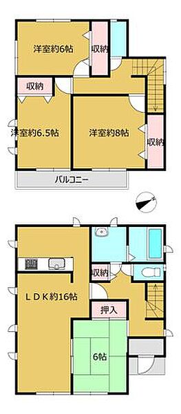間取りを拡大表示