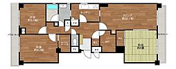 プレジデント寄居 3LDKの間取図画像
