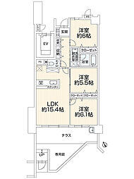 間取図画像 3LDK