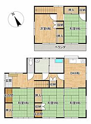 東茨城郡茨城町大字長岡　戸建て 5Kの間取り