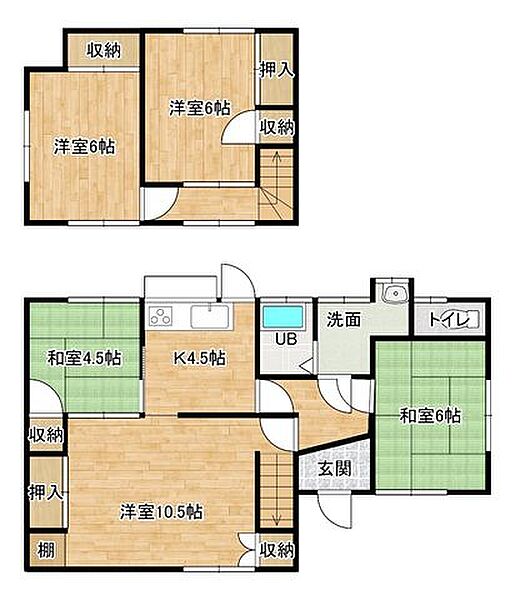 間取りを拡大表示