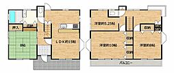 高崎市浜川町　戸建て 4LDKの間取り